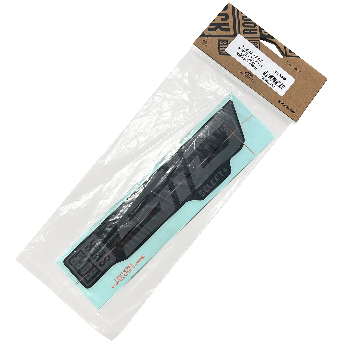 RockShox SID 35 D1 Decal Kit Diffusion Black