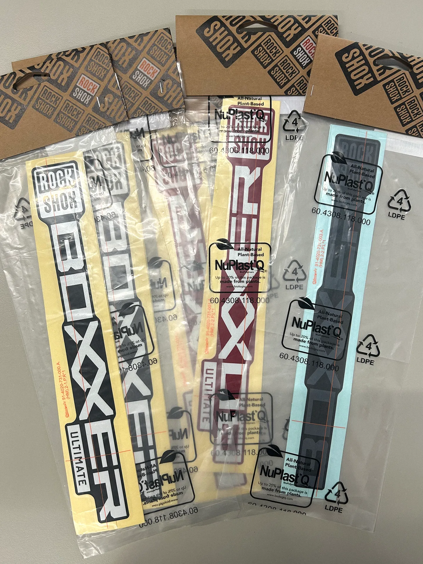 RockShox BoXXer D1 Decal Kit