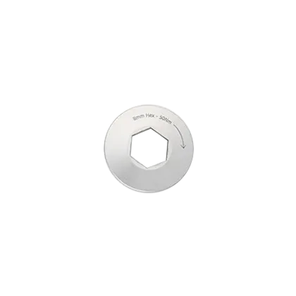 NSB Talon Crankset Extraction Cap Silver