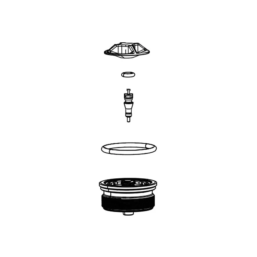 RockShox DebonAir Top Cap Domain B1 38mm 2
