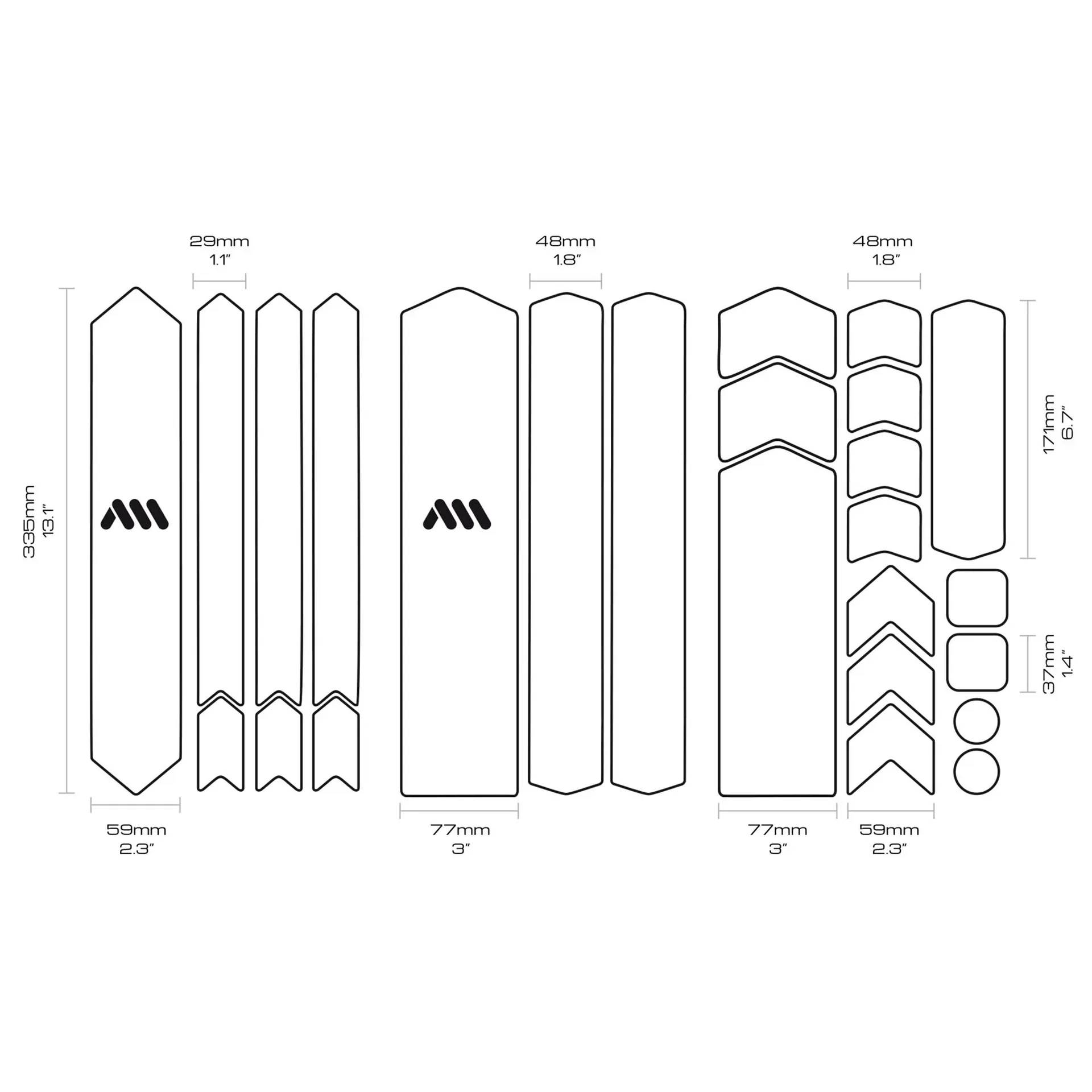 all-mountain-style-frame-guard-e-bike-clear-silver img 1