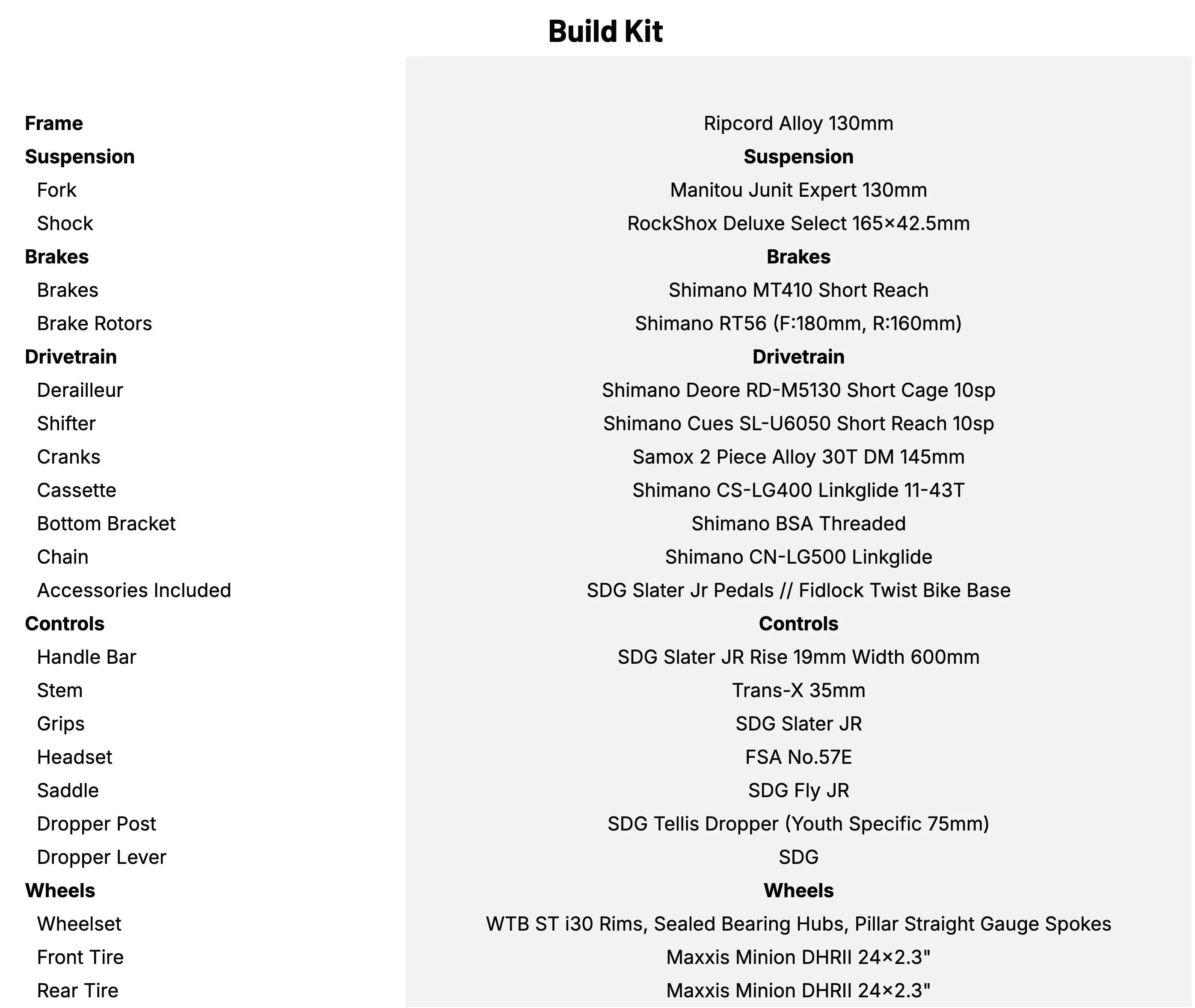 Transition Ripcord Build Kit