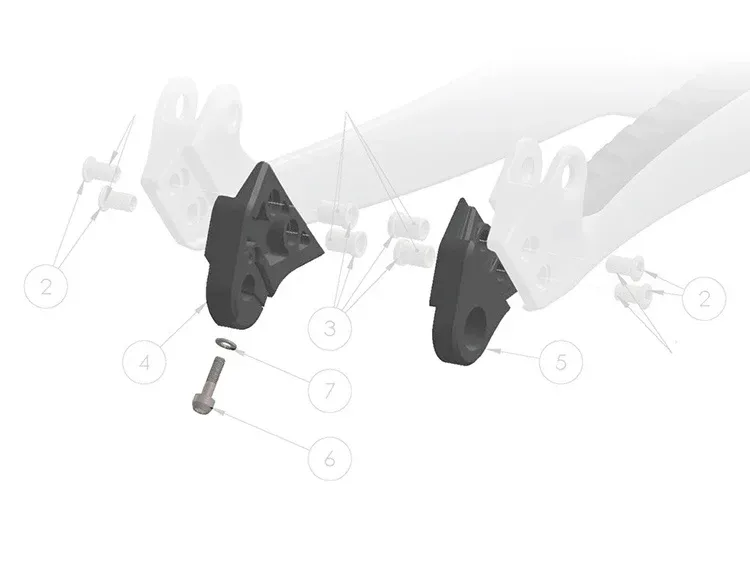 Forbidden Dreadnought V2 DropOuts diagram