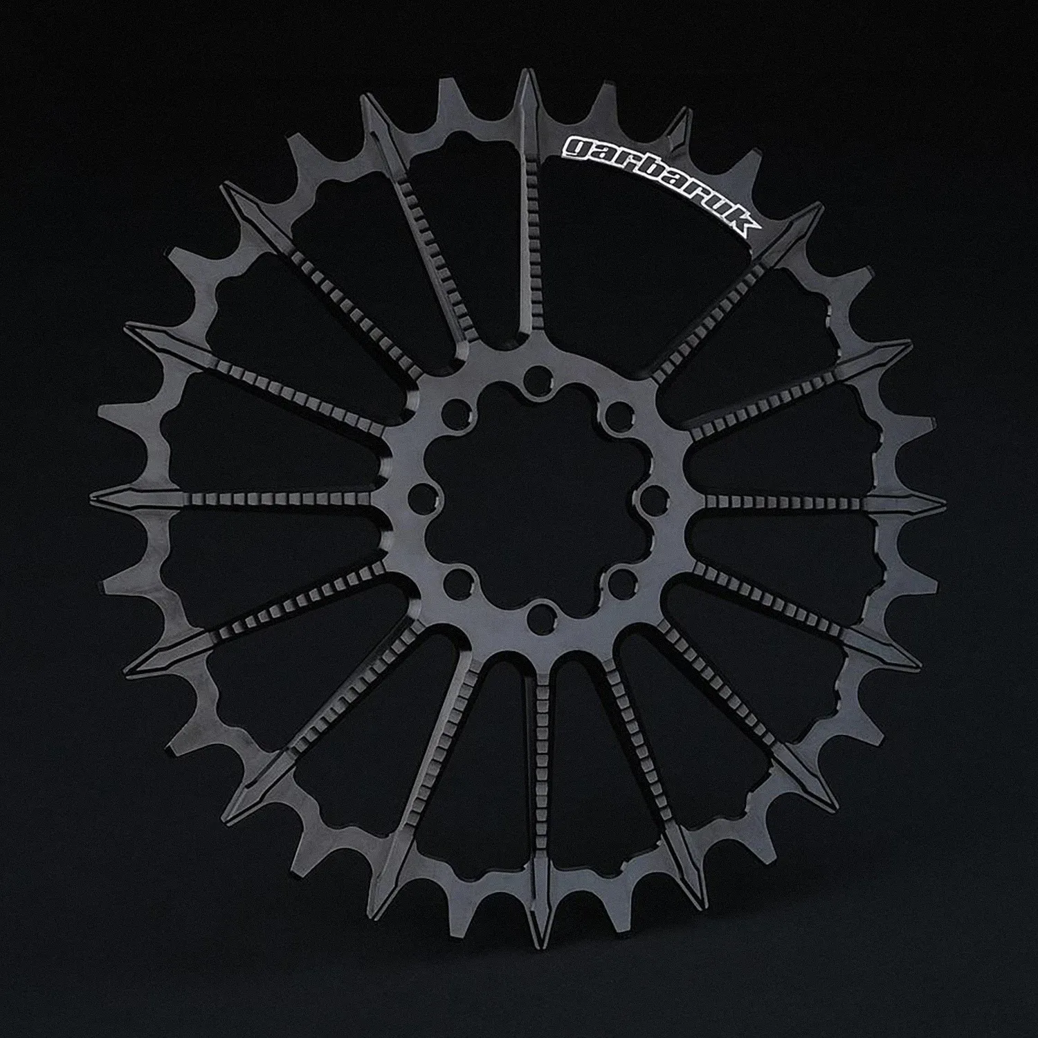 Garbaruk Round Chainring Black SRAM T-Type 8 Bolt DM Boost 2