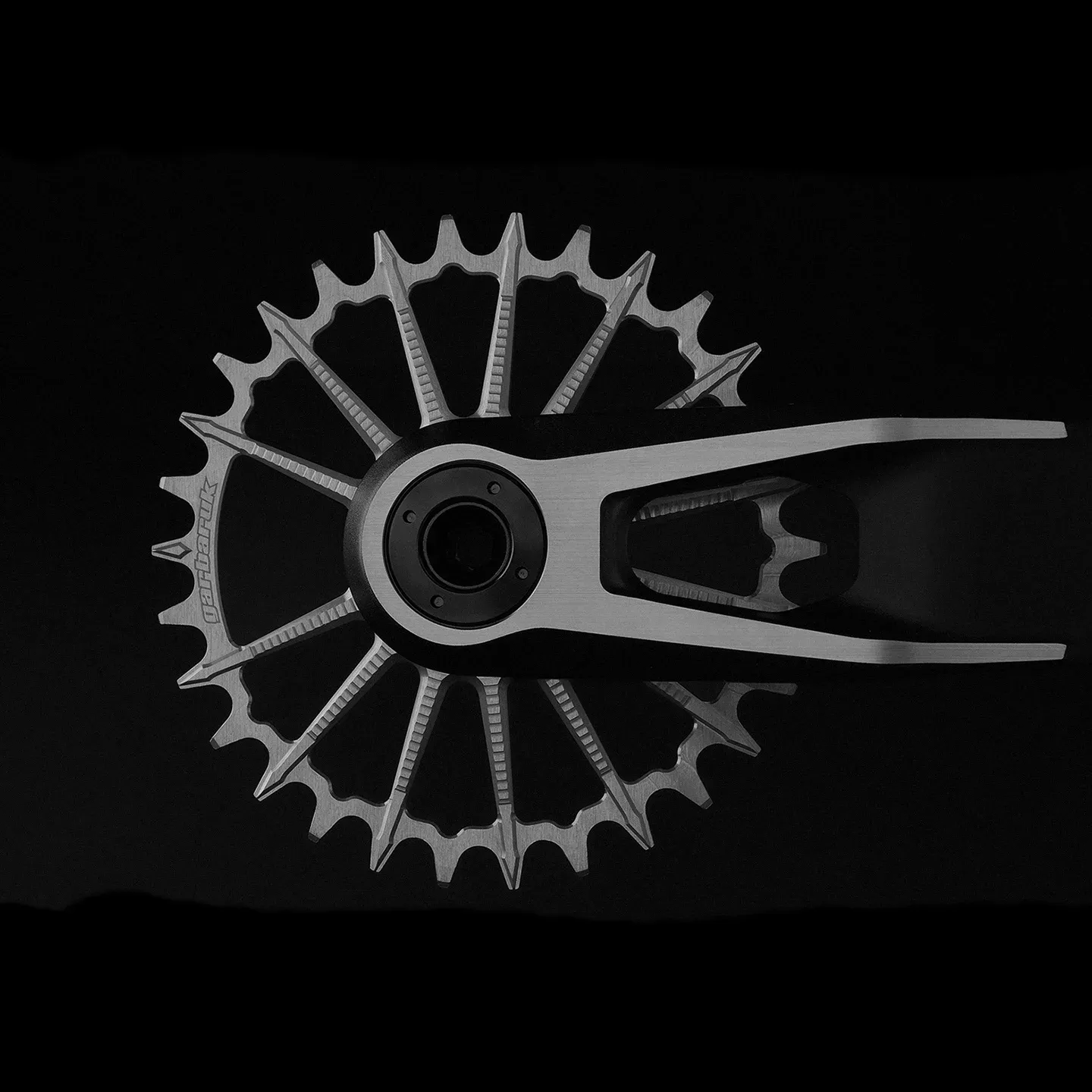 Garbaruk Round Chainring Black SRAM T-Type 8 Bolt DM Boost 3