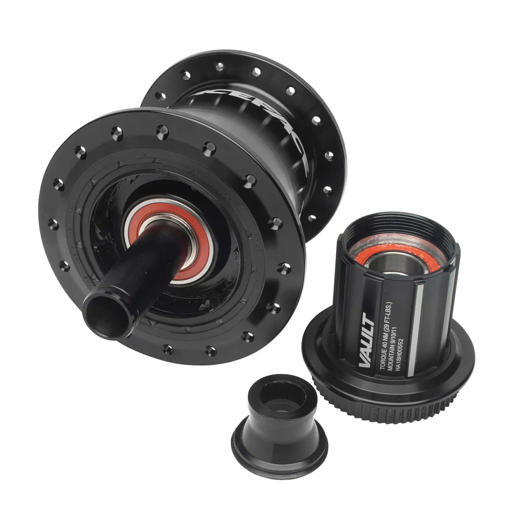Race Face Vault J-Bend Hub Rear Black HG 3