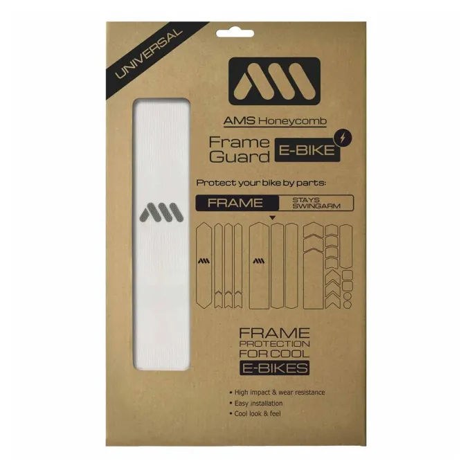 All Mountain Style Frame Guard E-Bike CLEAR Silver